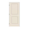 Codel Doors 28" x 80" x 1-3/8" Primed 2-Panel Carrera Molded Hollow Core 7-1/4" RH Prehung Door w/Mtt Blk Hngs 2468MHCCARRH10B714